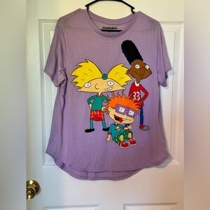XL PURPLE 90s Nickelodeon T-Shirt!